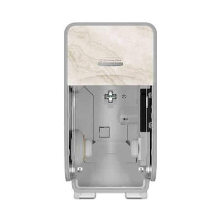 ICON Coreless Standard Roll Toilet Paper Dispenser, 7.18 X 13.37 X 7.06, Warm Marble